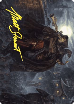 Totentanz, Swarm Piper Art Card (Gold-Stamped Signature) (ASWOE-033) [Art Series: Wilds of Eldraine]