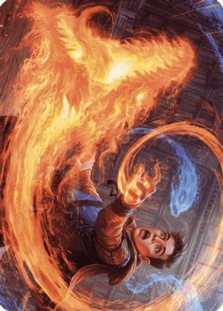 Frantic Firebolt Art Card (ASWOE-016) [Art Series: Wilds of Eldraine]