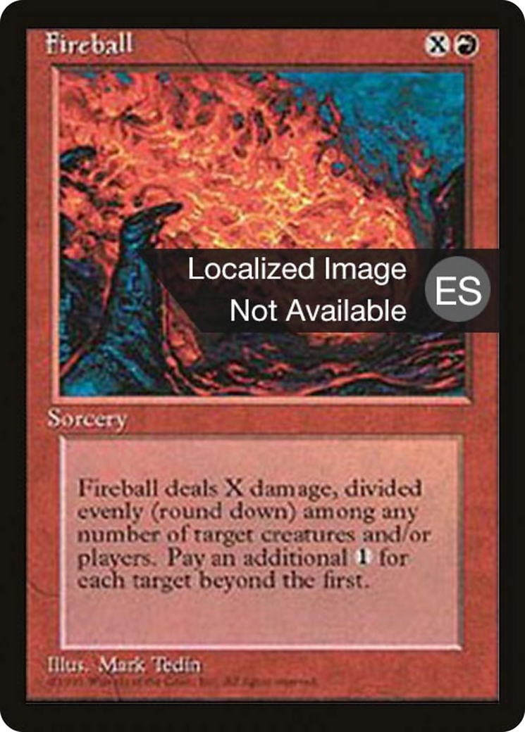 Fireball (4BB-210) [Fourth Edition Foreign Black Border]