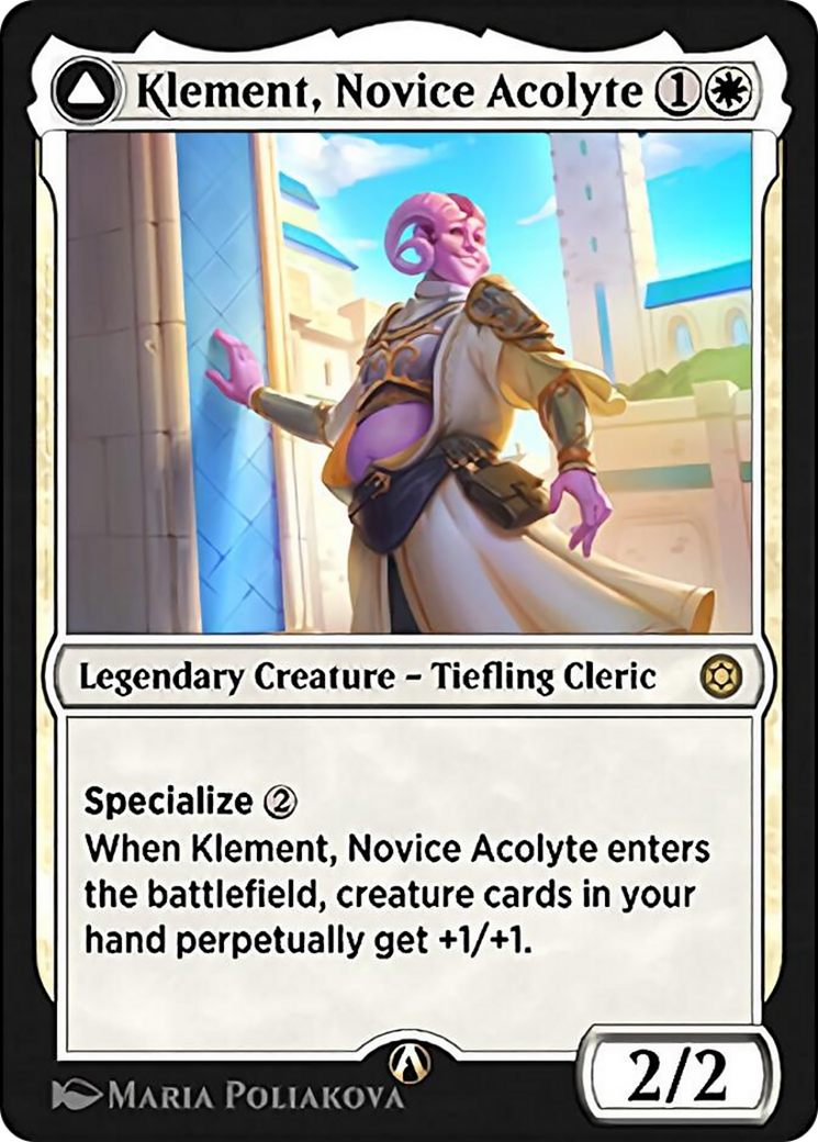 Klement, Novice Acolyte (HBG-001) [Alchemy Horizons: Baldur's Gate]