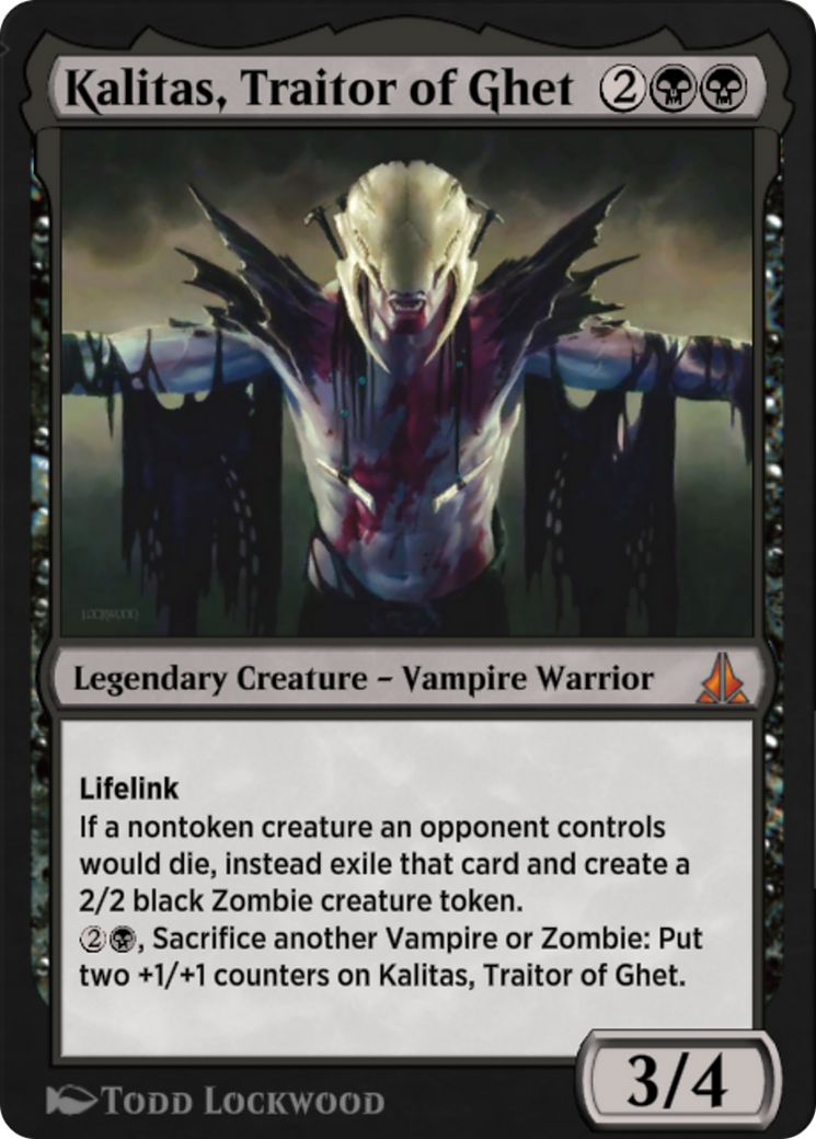 Kalitas, Traitor of Ghet (EA1-005) [Explorer Anthology 1]
