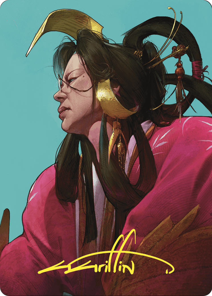 Azami, Lady of Scrolls // Azami, Lady of Scrolls (ACMM-052) (Borderless) [Commander Masters Art Series] Foil