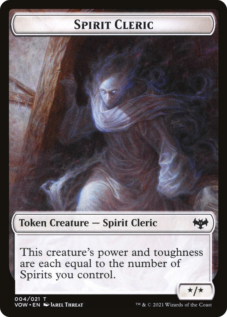 Spirit Cleric (TVOW-004) [Innistrad: Crimson Vow Tokens] Foil