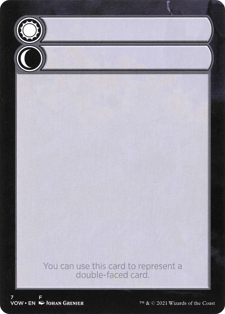 Double-Faced Substitute Card (SVOW-007) (Borderless) [Innistrad: Crimson Vow Substitute Cards]