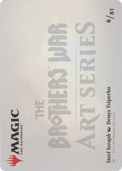 Steel Seraph // Steel Seraph (ABRO-006) (Borderless) [The Brothers' War Art Series] Foil