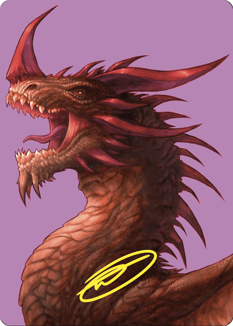 The Ur-Dragon // The Ur-Dragon (ACMM-061) (Borderless) [Commander Masters Art Series]