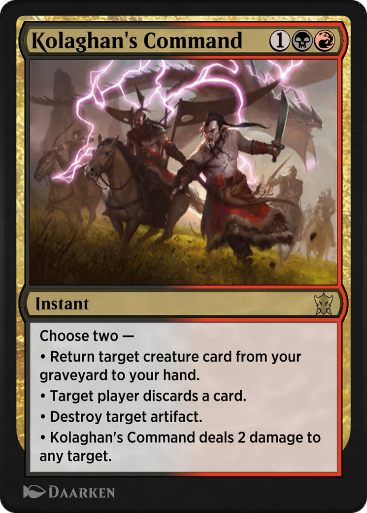 Kolaghan's Command (HA5-020) [Historic Anthology 5]