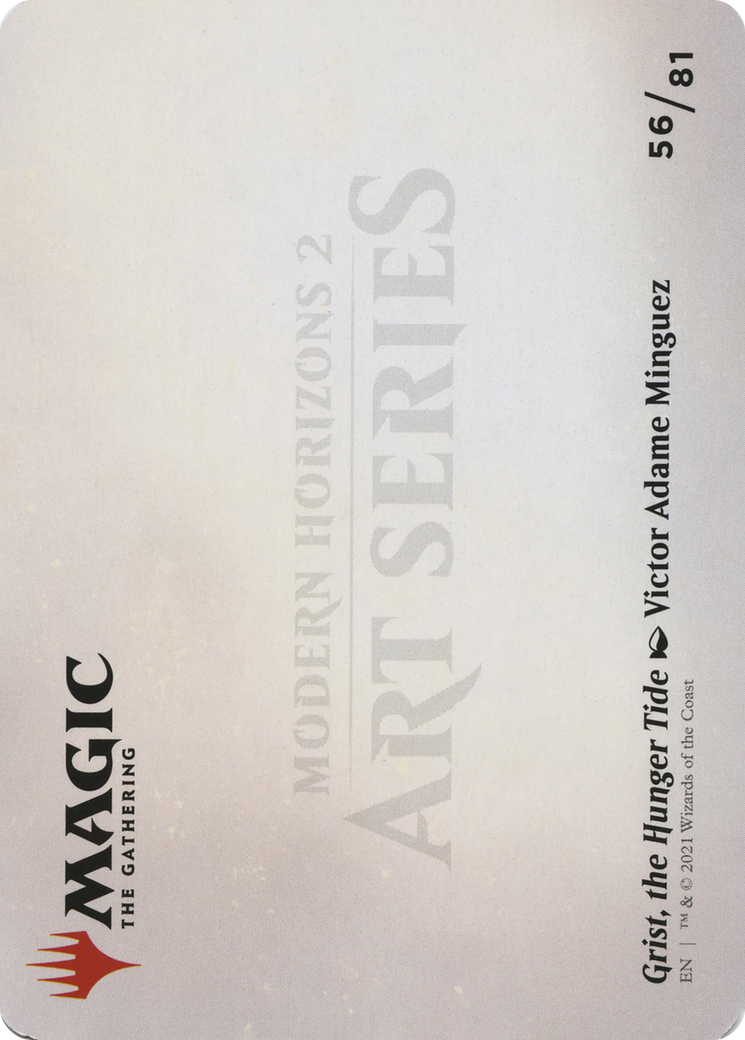 Grist, the Hunger Tide // Grist, the Hunger Tide (AMH2-056) (Borderless) [Modern Horizons 2 Art Series] Foil
