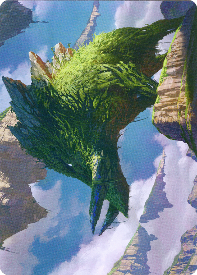 Yasharn, Implacable Earth // Yasharn, Implacable Earth (AZNR-081) (Borderless) [Zendikar Rising Art Series]