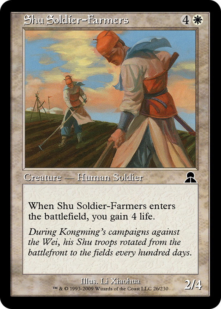 Shu Soldier-Farmers (ME3-026) [Masters Edition III] Foil