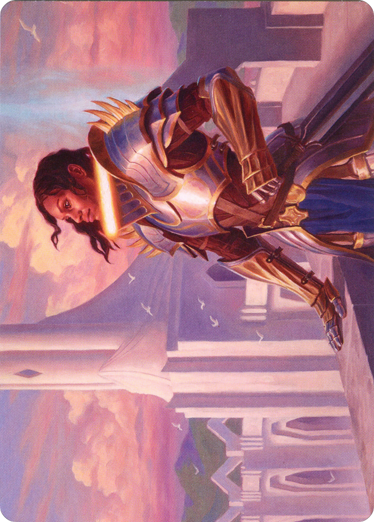 Tazri, Beacon of Unity // Tazri, Beacon of Unity (AZNR-045) (Borderless) [Zendikar Rising Art Series]