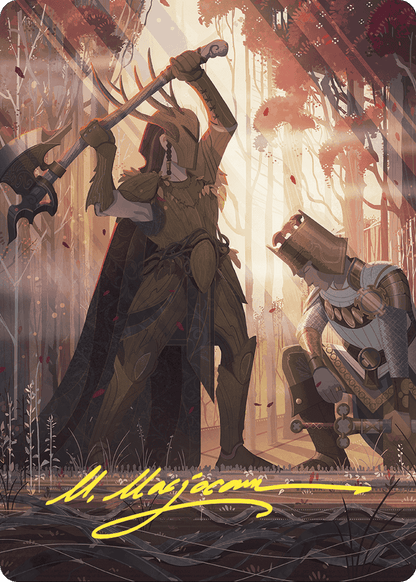 Karmic Justice // Karmic Justice (AWOE-062) (Borderless) [Wilds of Eldraine Art Series] Foil