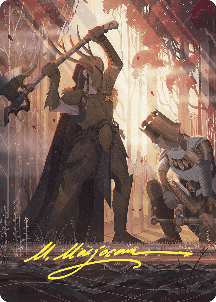 Karmic Justice // Karmic Justice (AWOE-062) (Borderless) [Wilds of Eldraine Art Series]