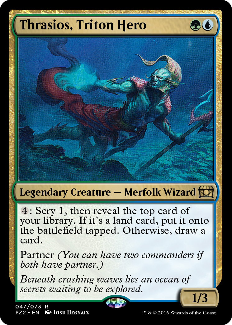 Thrasios, Triton Hero (PZ2-047) [Treasure Chest]