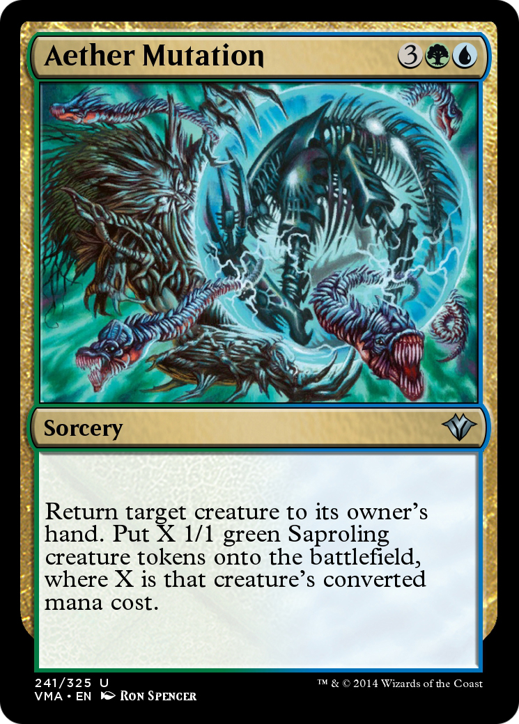 Aether Mutation (VMA-241) [Vintage Masters] Foil