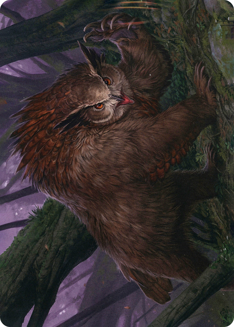 Owlbear // Owlbear (AAFR-015) (Borderless) [Adventures in the Forgotten Realms Art Series] Foil