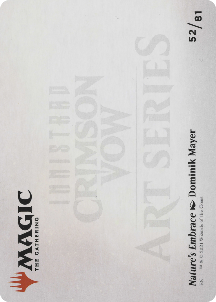 Nature's Embrace // Nature's Embrace (AVOW-052) (Borderless) [Crimson Vow Art Series] Foil