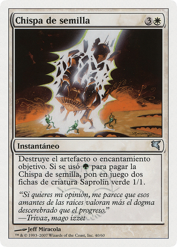 Seed Spark (Spanish) - "Chispa de semilla" (PSAL-J40) [Salvat 2005]