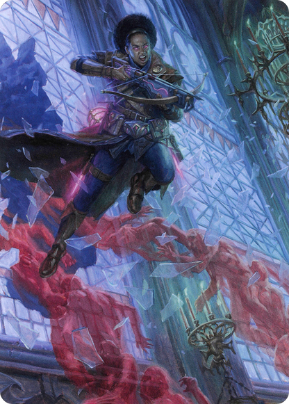 Kaya, Geist Hunter // Kaya, Geist Hunter (AVOW-003) (Borderless) [Crimson Vow Art Series]