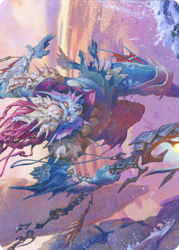 Umara Wizard // Umara Wizard (AZNR-052) (Borderless) [Zendikar Rising Art Series]