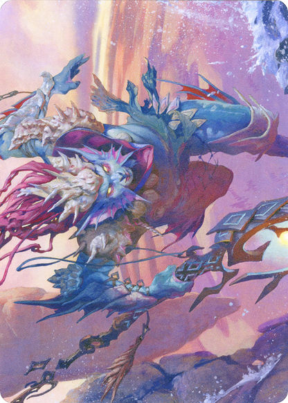 Umara Wizard // Umara Wizard (AZNR-052) (Borderless) [Zendikar Rising Art Series]