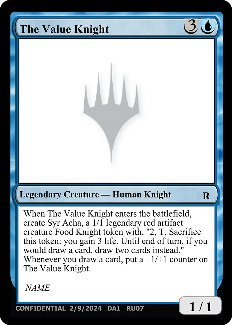The Value Knight (UNK-RU07A) [Unknown Event]
