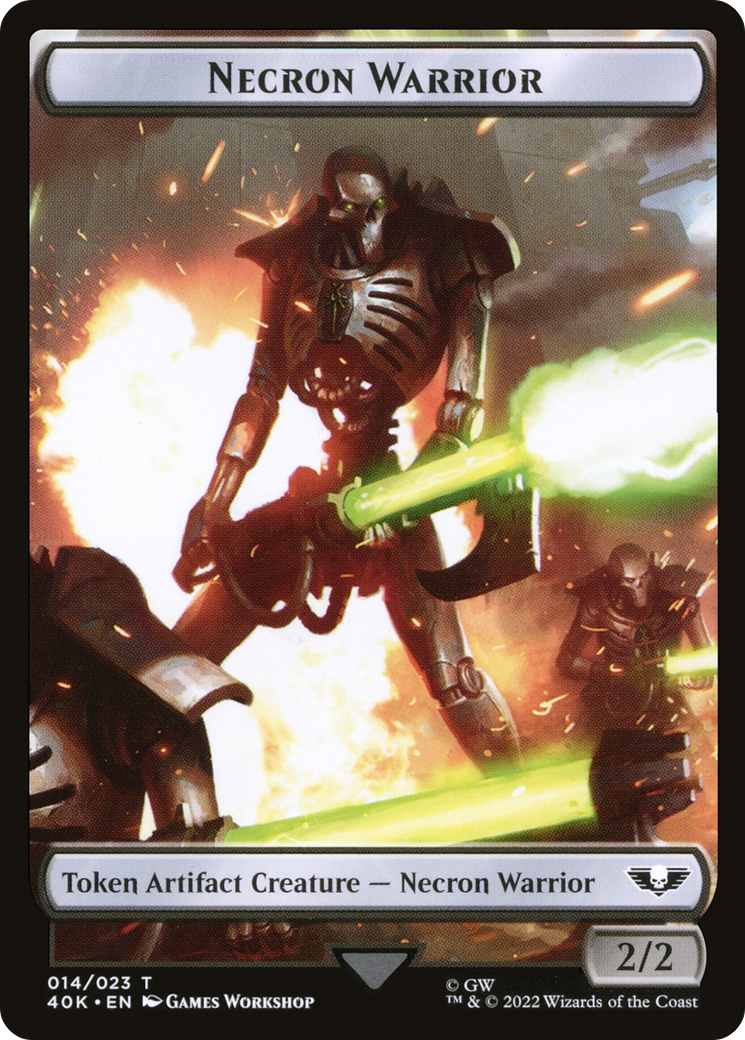Necron Warrior (T40K-014) [Warhammer 40,000 Tokens]