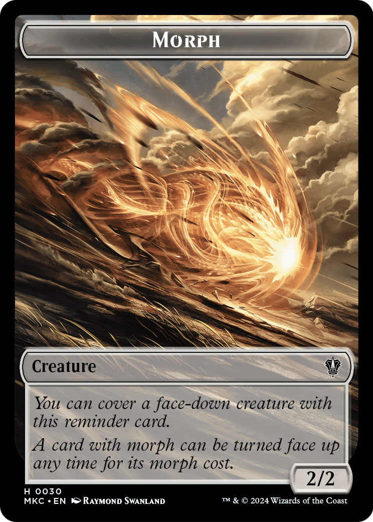 Morph (TMKC-030) [Murders at Karlov Manor Commander Tokens]