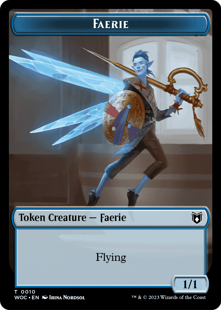 Faerie (TWOC-010) [Wilds of Eldraine Commander Tokens]