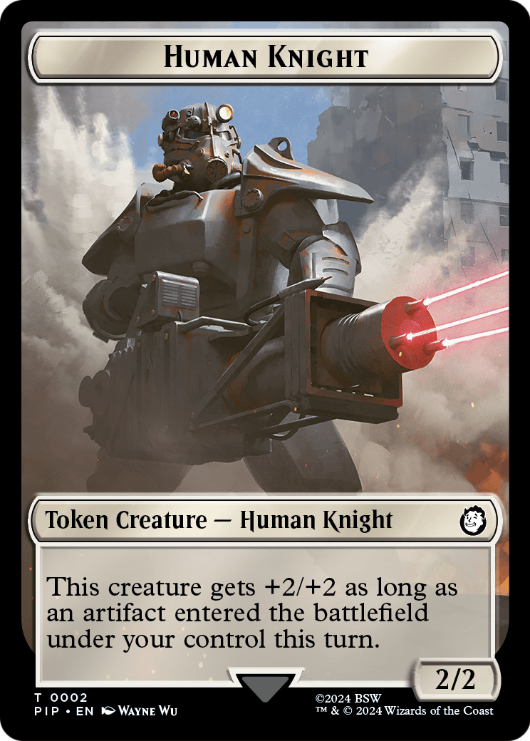 Human Knight (TPIP-002) [Fallout Tokens]