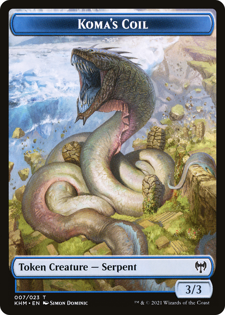 Koma's Coil (TKHM-007) [Kaldheim Tokens] Foil