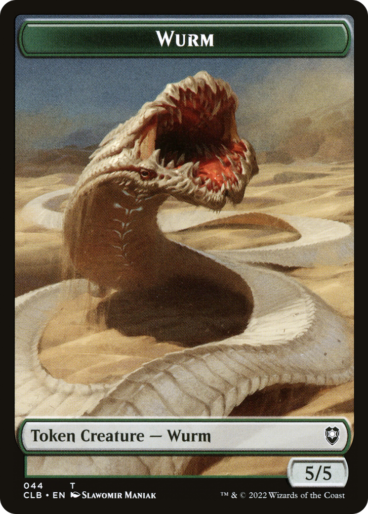 Wurm (TCLB-044) [Battle for Baldur's Gate Tokens]