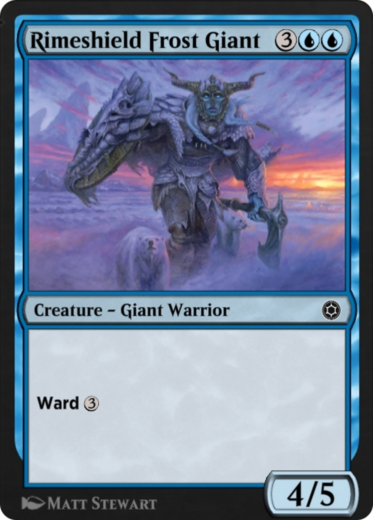 Rimeshield Frost Giant (HBG-130) [Alchemy Horizons: Baldur's Gate]