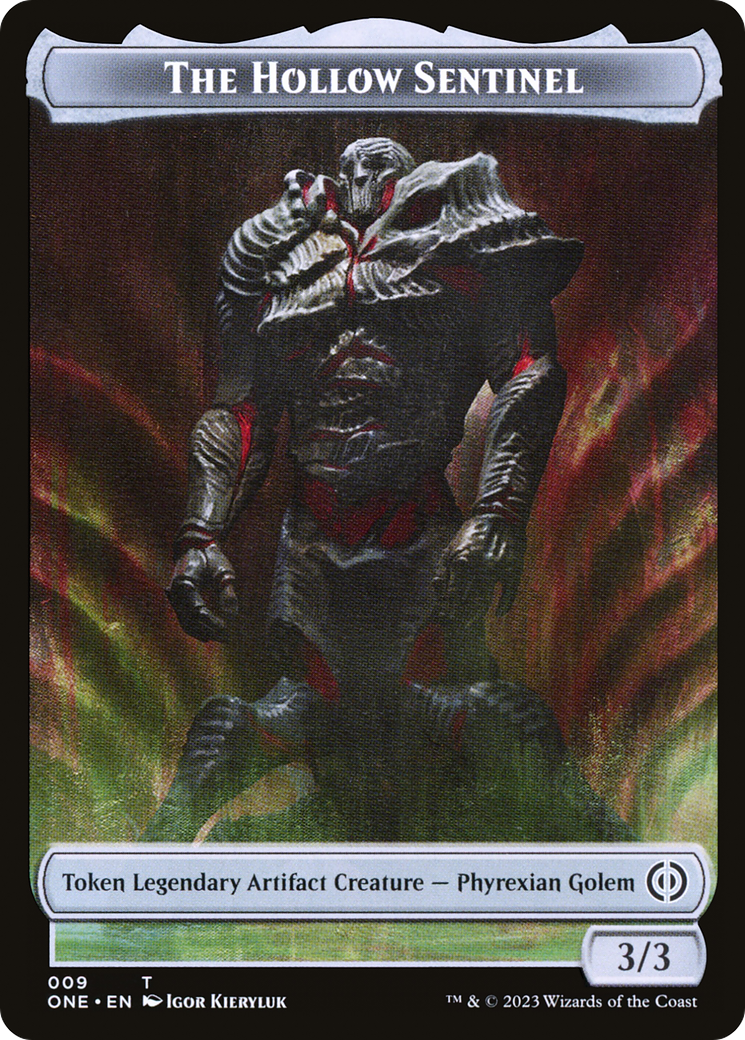 The Hollow Sentinel (TONE-009) [Phyrexia: All Will Be One Tokens]