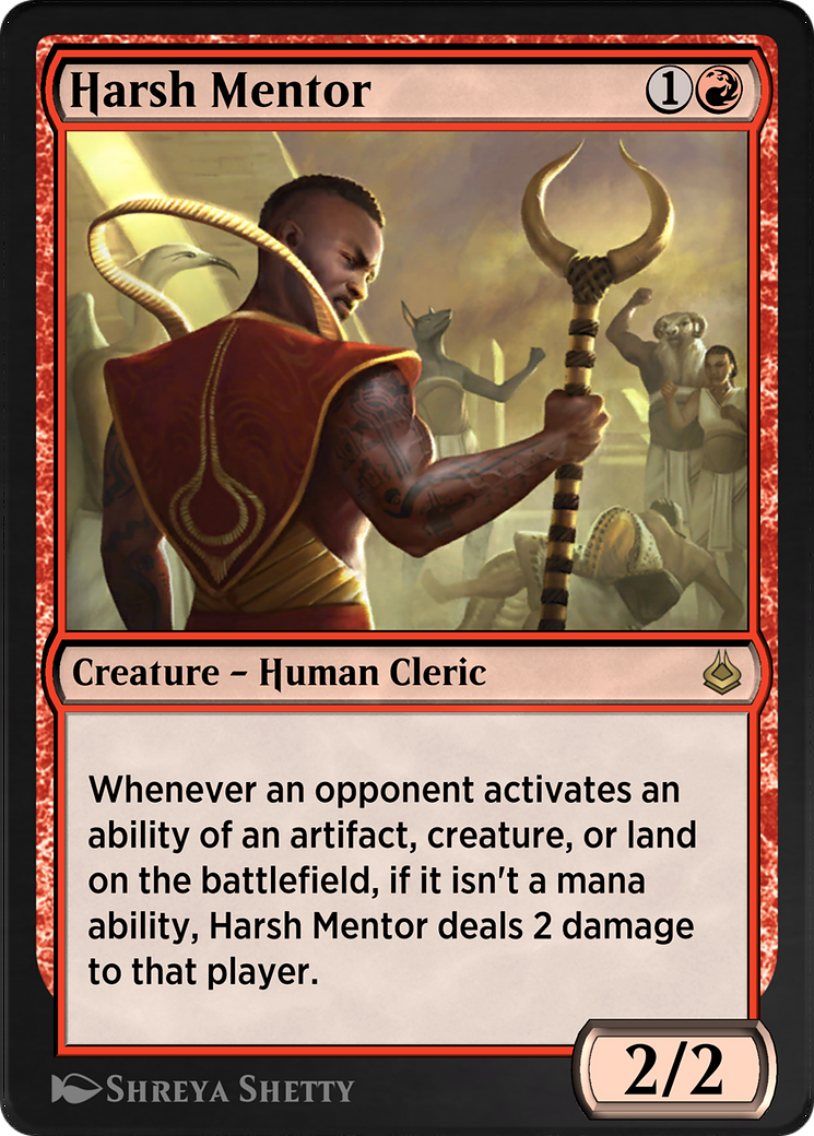 Harsh Mentor (AKR-158) [Amonkhet Remastered]