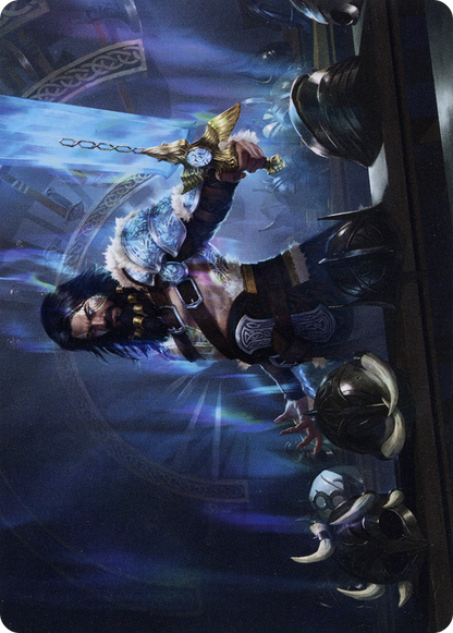 Halvar, God of Battle // Halvar, God of Battle (ASKHM-002) (Borderless) [Art Series: Kaldheim] Foil