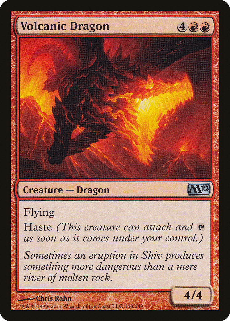 Volcanic Dragon (M12-158) [Magic 2012]