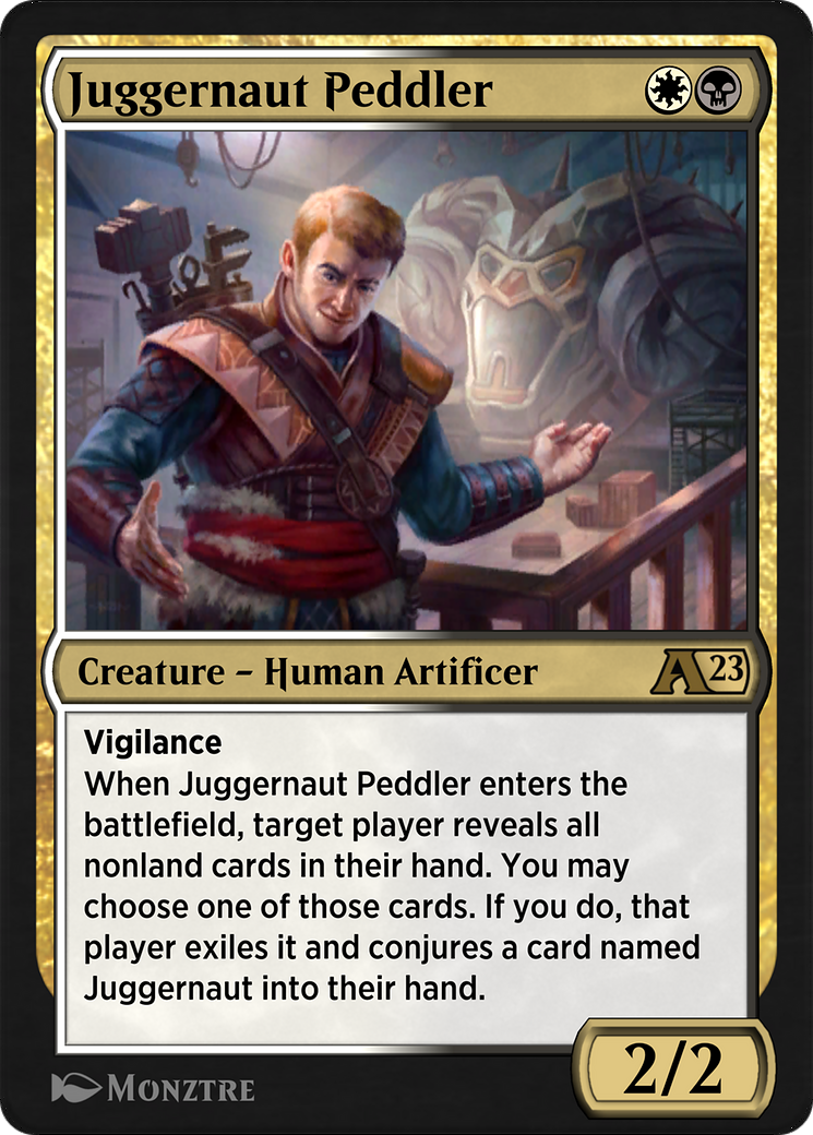 Juggernaut Peddler (YDMU-023) [Alchemy: Dominaria]