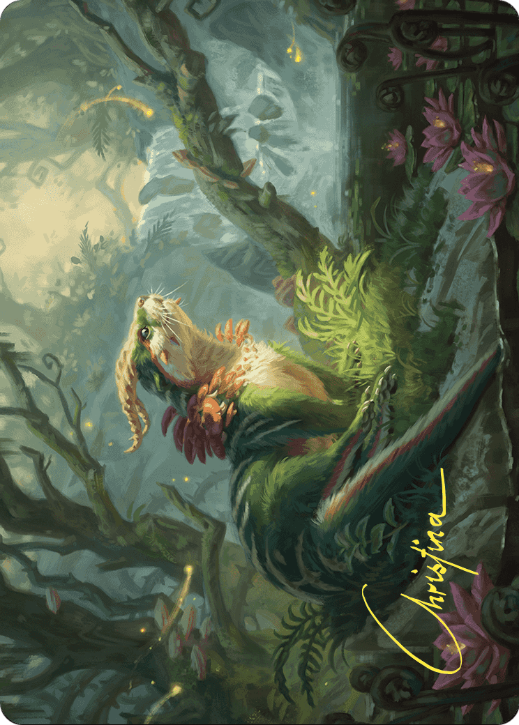 Elusive Otter // Elusive Otter (AWOE-037) (Borderless) [Wilds of Eldraine Art Series] Foil