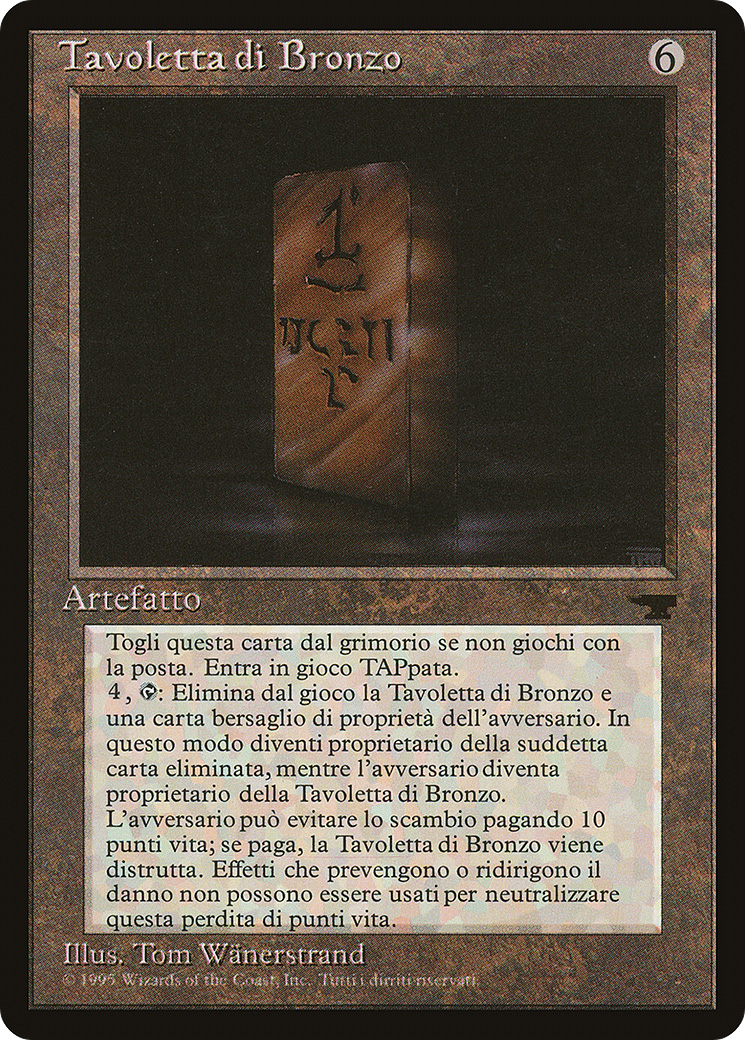 Bronze Tablet (Italian) - "Tavoletta di Bronzo" (REN-106) [Rinascimento]