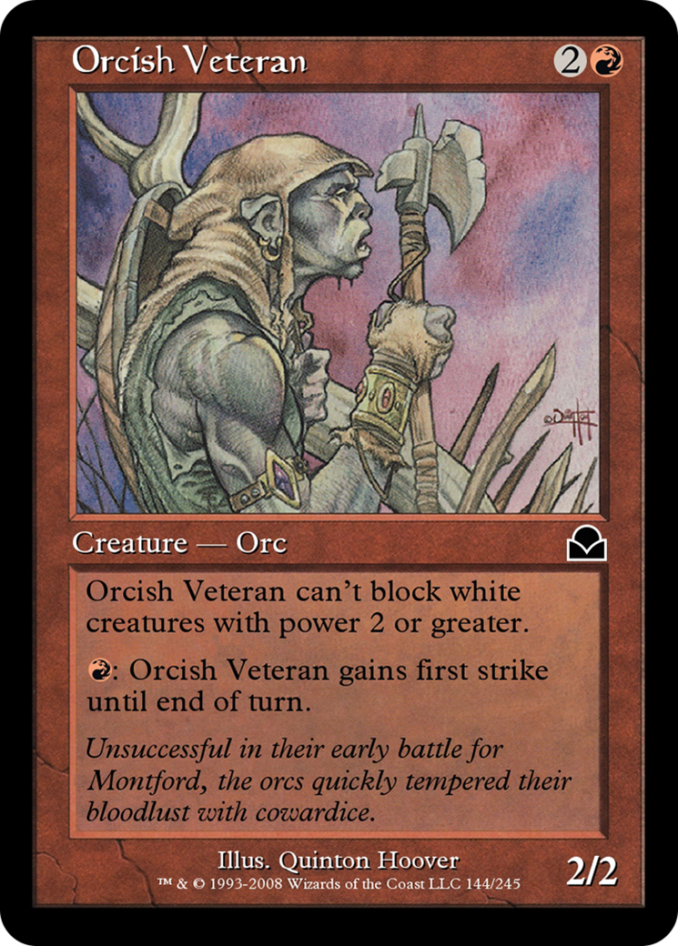 Orcish Veteran (ME2-144) [Masters Edition II]