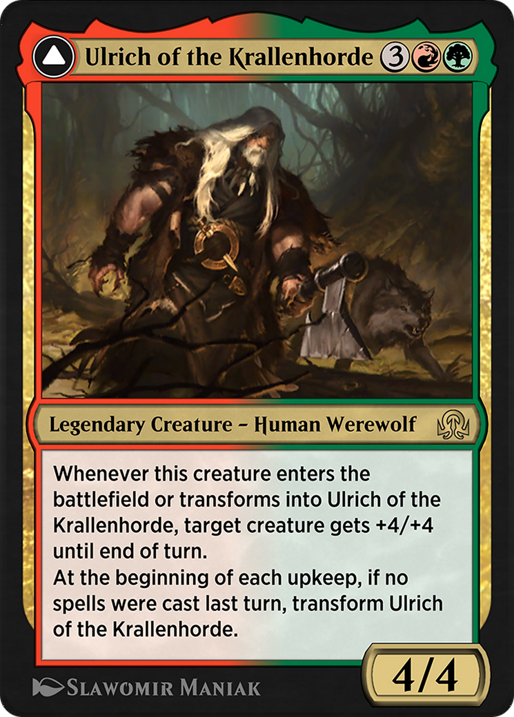 Ulrich of the Krallenhorde // Ulrich, Uncontested Alpha (SIR-246) [Shadows over Innistrad Remastered]