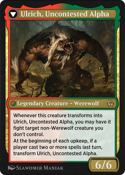 Ulrich of the Krallenhorde // Ulrich, Uncontested Alpha (SIR-246) [Shadows over Innistrad Remastered]