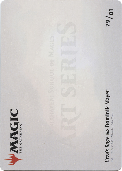 Urza's Rage // Urza's Rage (ASTX-079) (Borderless) [Strixhaven Art Series]