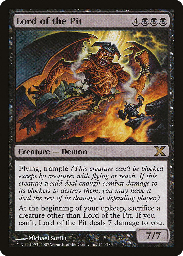 Lord of the Pit (10E-154) [Tenth Edition]