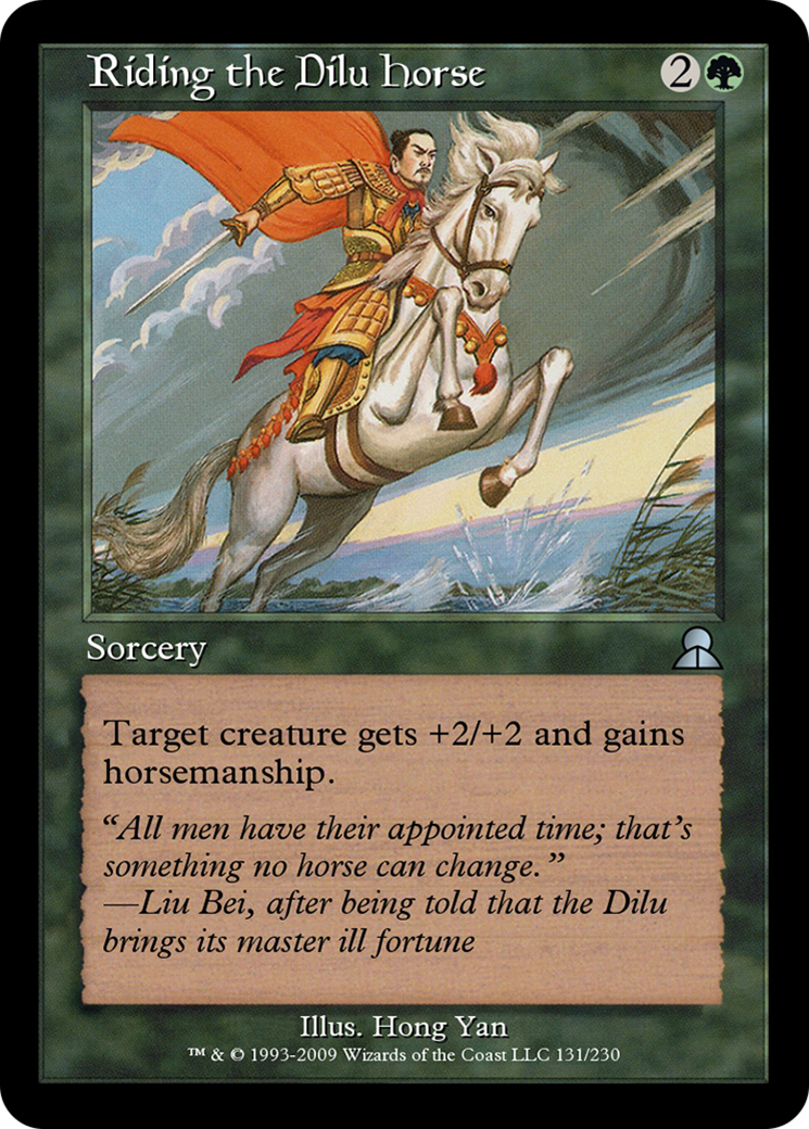 Riding the Dilu Horse (ME3-131) [Masters Edition III] Foil