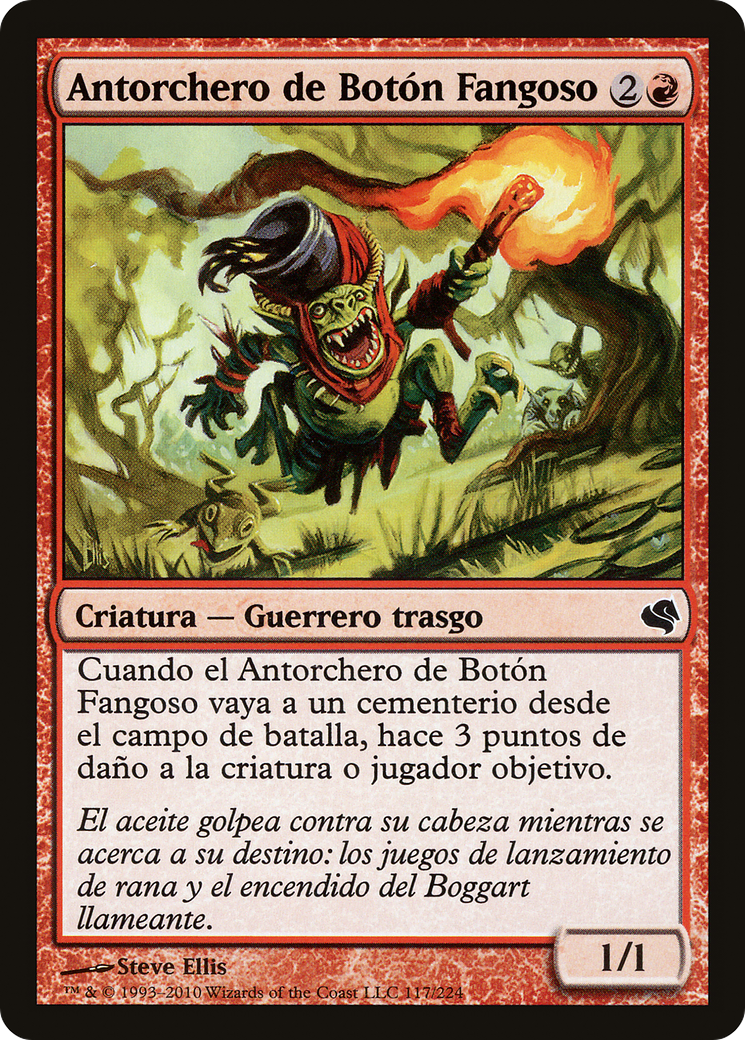 Mudbutton Torchrunner (Spanish) - "Antorchero de Boton Fangoso" (PS11-117) [Salvat 2011]