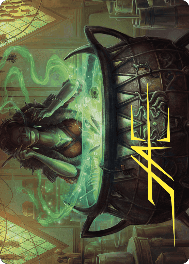Agatha's Soul Cauldron // Agatha's Soul Cauldron (AWOE-042) (Borderless) [Wilds of Eldraine Art Series] Foil