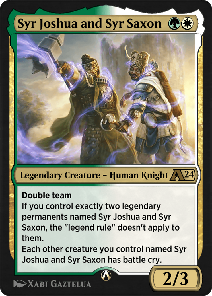 Syr Joshua and Syr Saxon (YWOE-027) [Alchemy: Wilds of Eldraine]