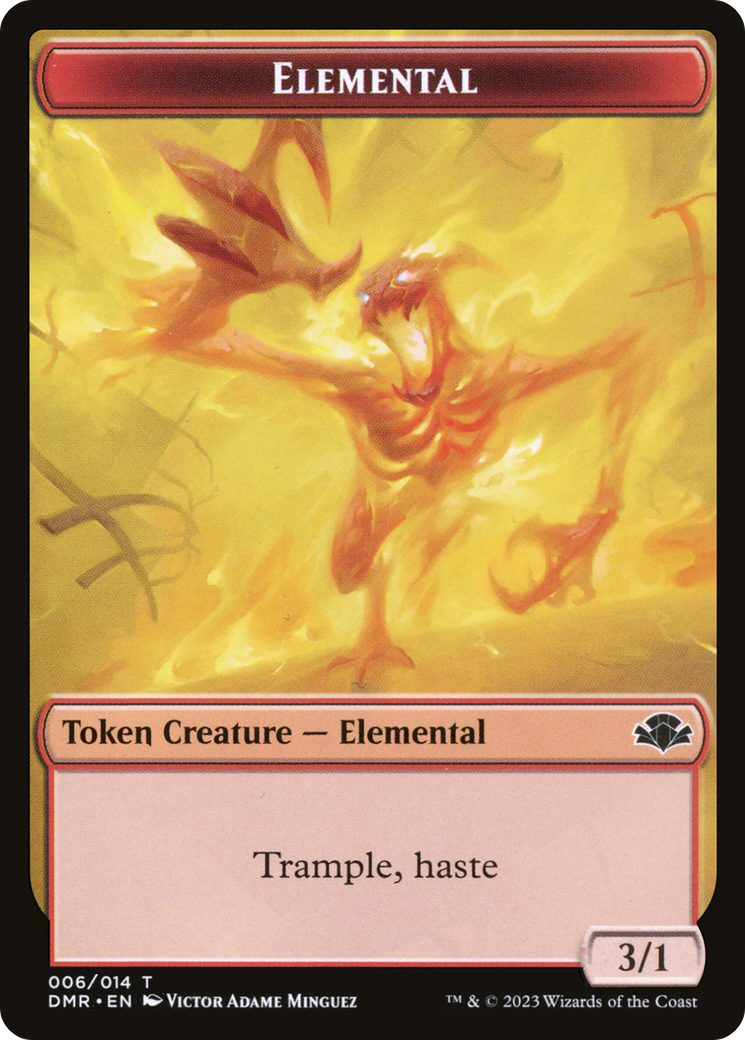 Elemental (TDMR-006) [Dominaria Remastered Tokens] Foil